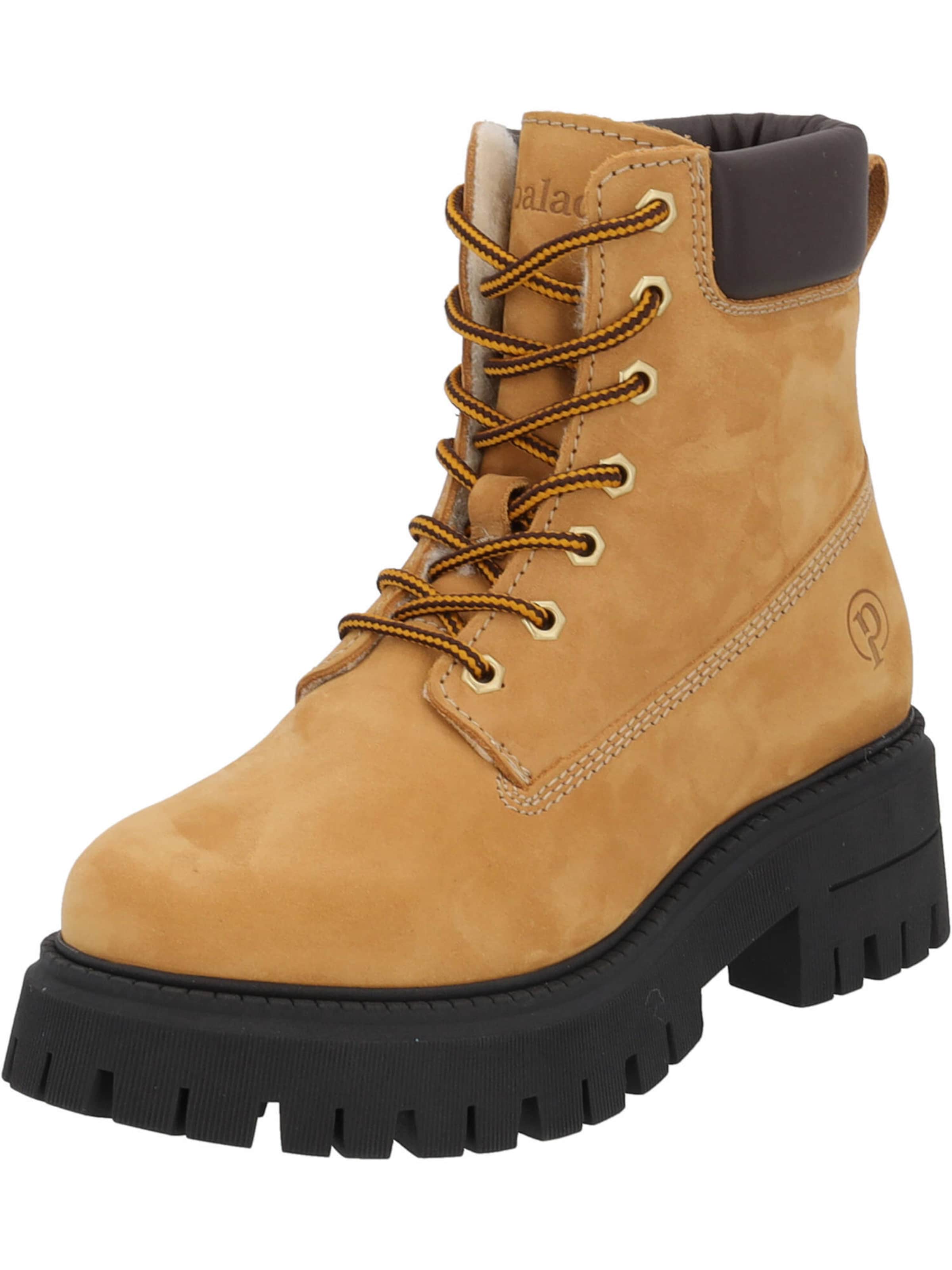 Palado Stiefelette 'Solta' in Gelb: Vorderseite