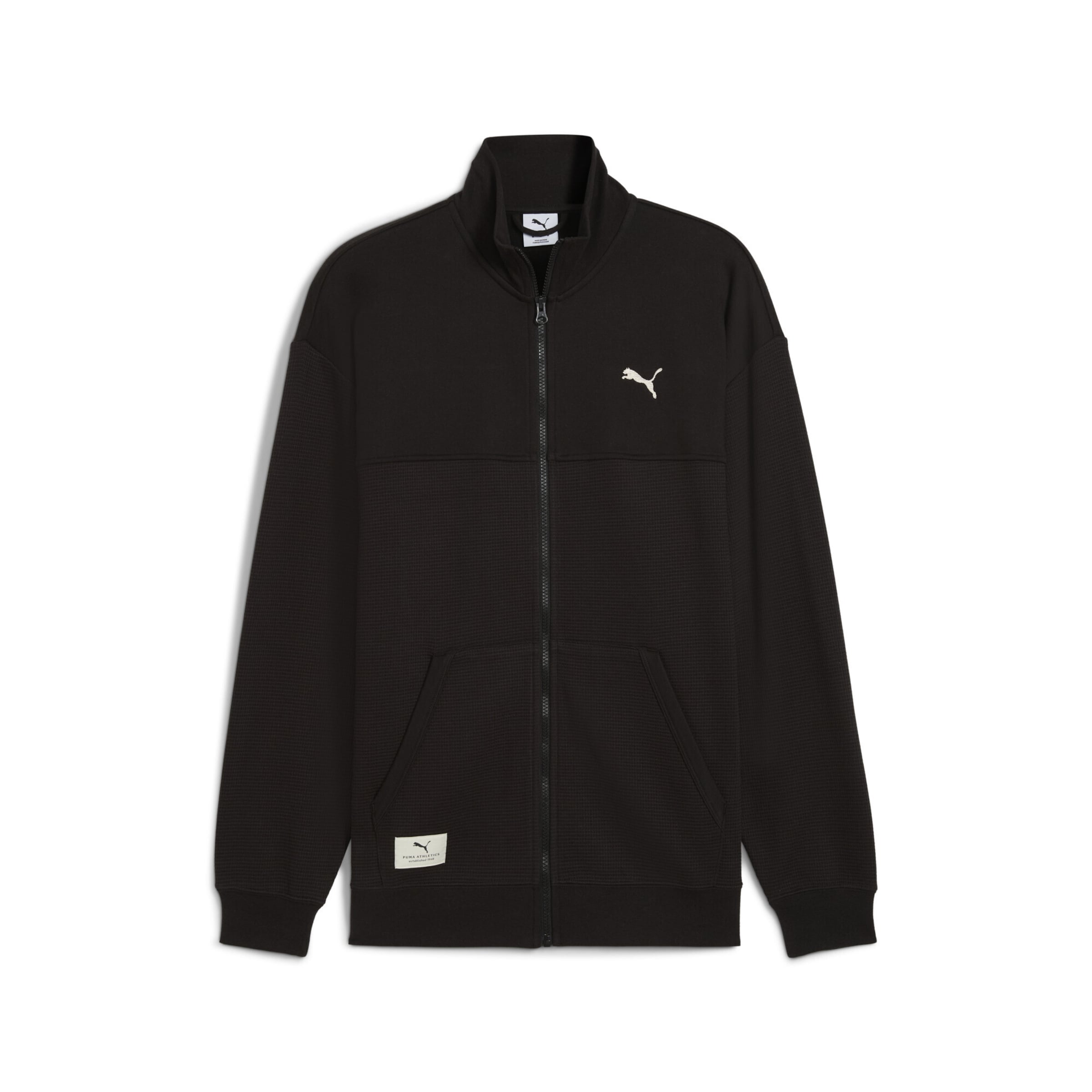 PUMA Sweatjacke 'Class Pinnacle' in Schwarz: Vorderseite