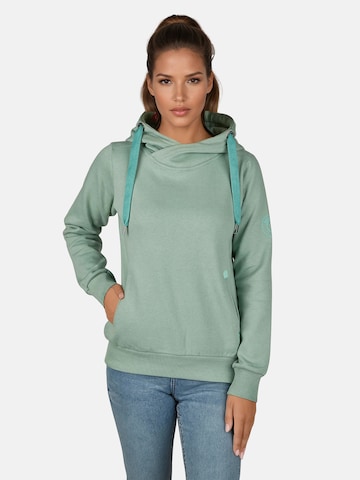 salzhaut Sweatshirt 'Sünn' in Groen: voorkant