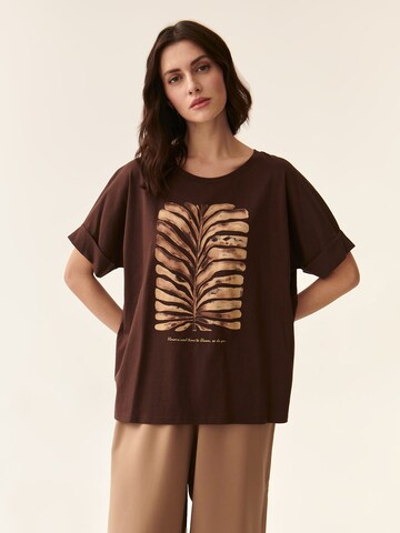 T-shirt TATUUM en marron : devant