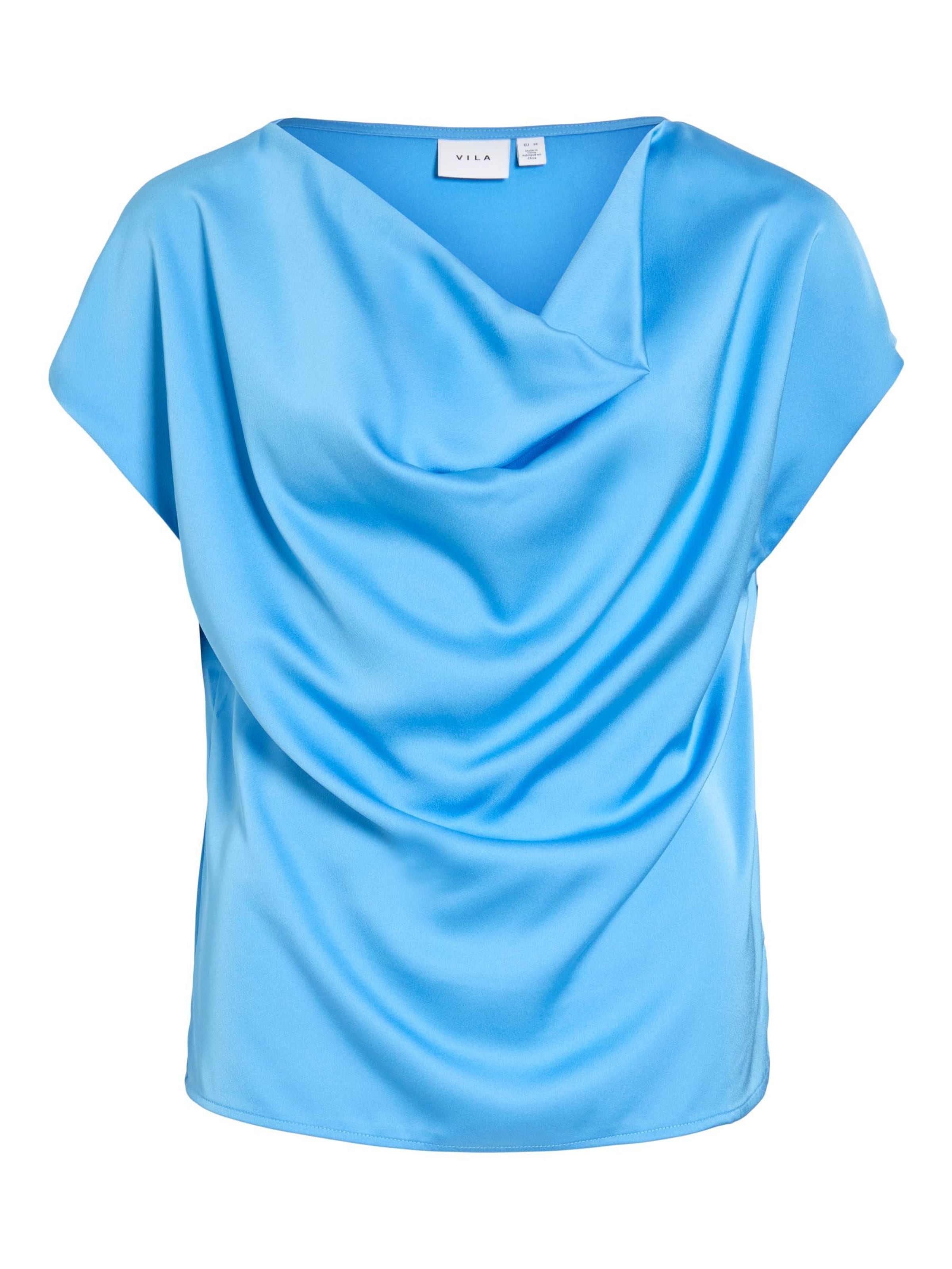 VILA - Top 'VIEllette' en azul: frente