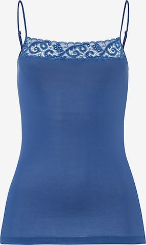 Hanro Top ' Moments ' in Blue: front