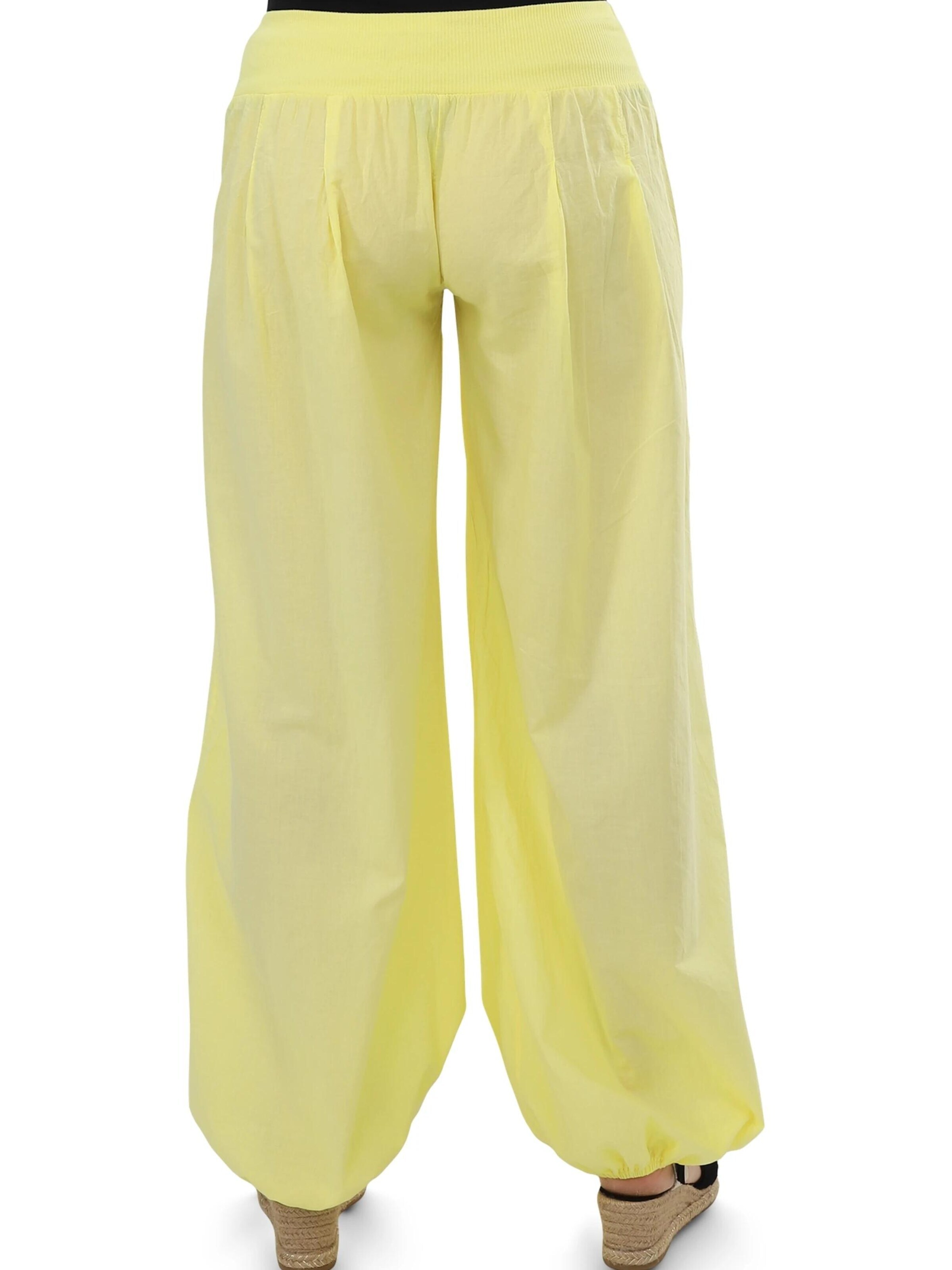 malito more than fashion Loose fit Harem Pants in Yellow