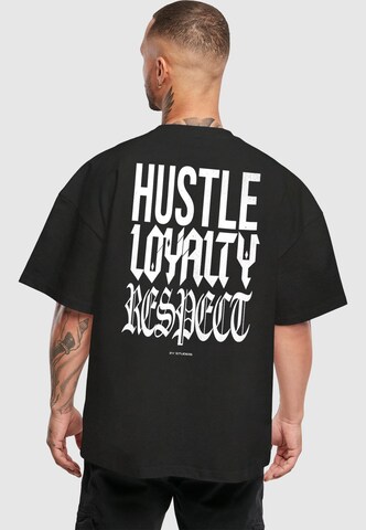 T-Shirt 'Hustle Loyalty Respect' 2Y Studios en noir : devant