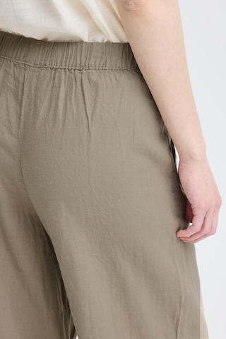 ICHI - Pierna ancha Pantalón 'IHLinno' en gris