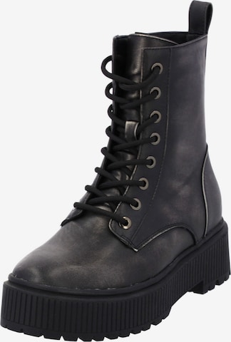 Bottines à lacets 'Leski' Palado en gris : devant