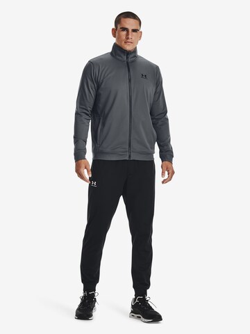 UNDER ARMOUR Sportsweatjacke in Grau