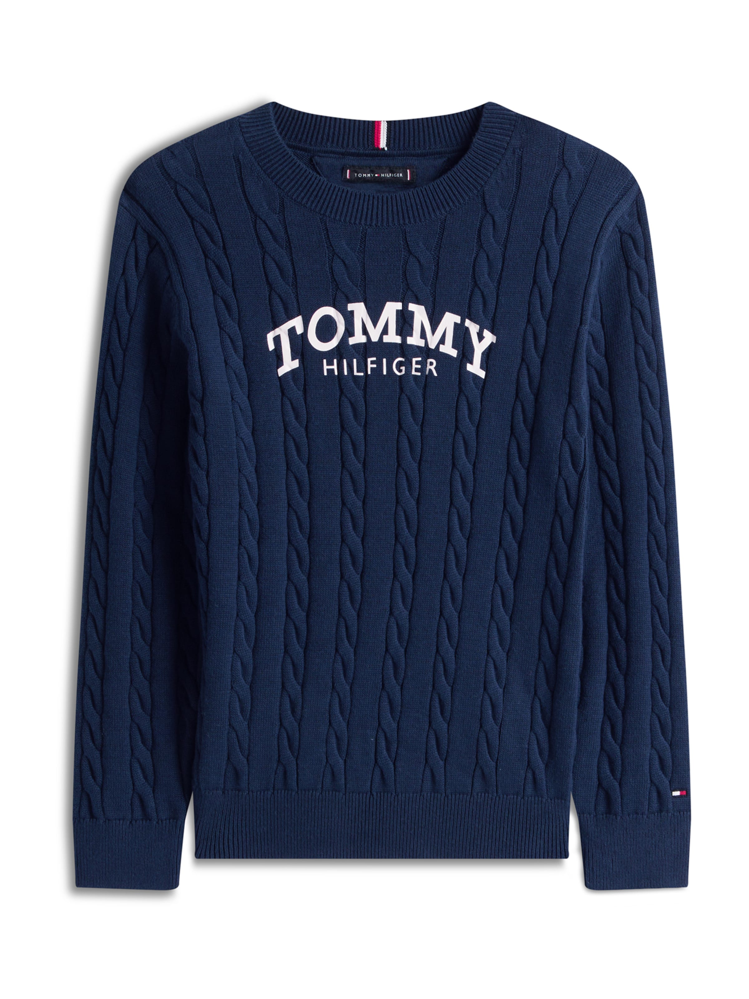 Pull-over TOMMY HILFIGER en bleu : devant