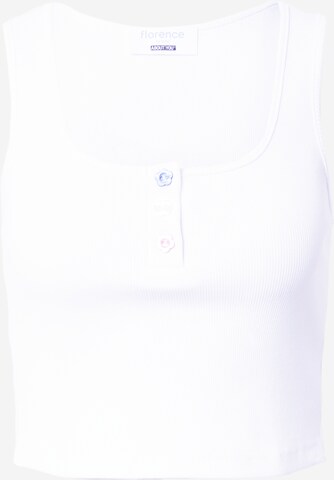 florence by mills exclusive for ABOUT YOU Top 'Pretty Poems' in White: front
