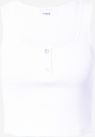 florence by mills exclusive for ABOUT YOU Top 'Pretty Poems' in White: front