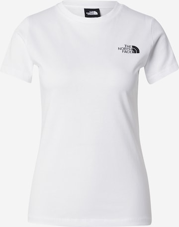 THE NORTH FACE T-Shirt in Weiß: Vorderseite