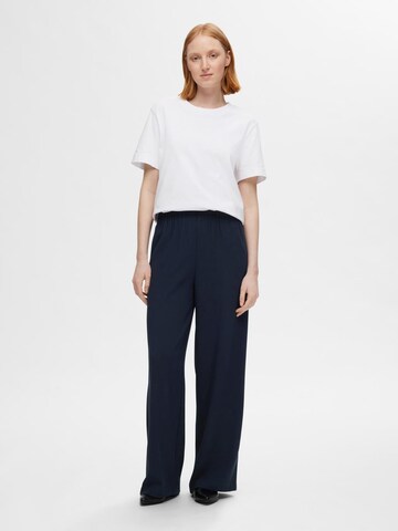 SELECTED FEMME Loose fit Pants 'TINNI' in Blue