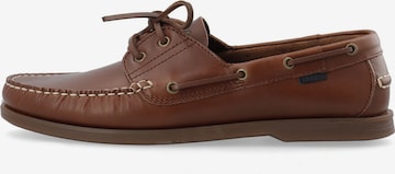 Mocassino 'Ibiza' di Bianco in marrone: frontale