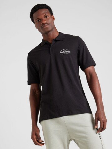 JACK & JONES Poloshirt 'FOREST' in Schwarz: predná strana