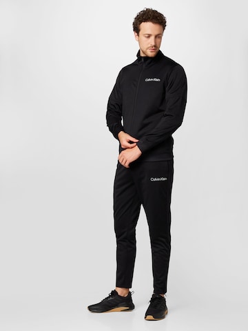 Calvin Klein Sport - Fato de jogging em preto: frente