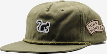 Surf Monkey - Gorra en verde: frente