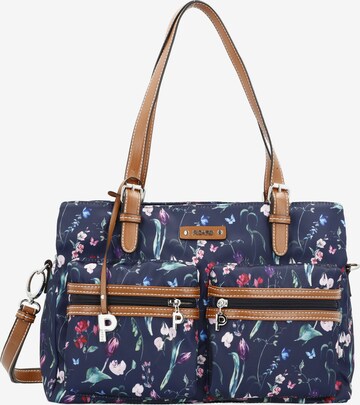 Picard Shopper ' Sonja ' in Blauw: voorkant