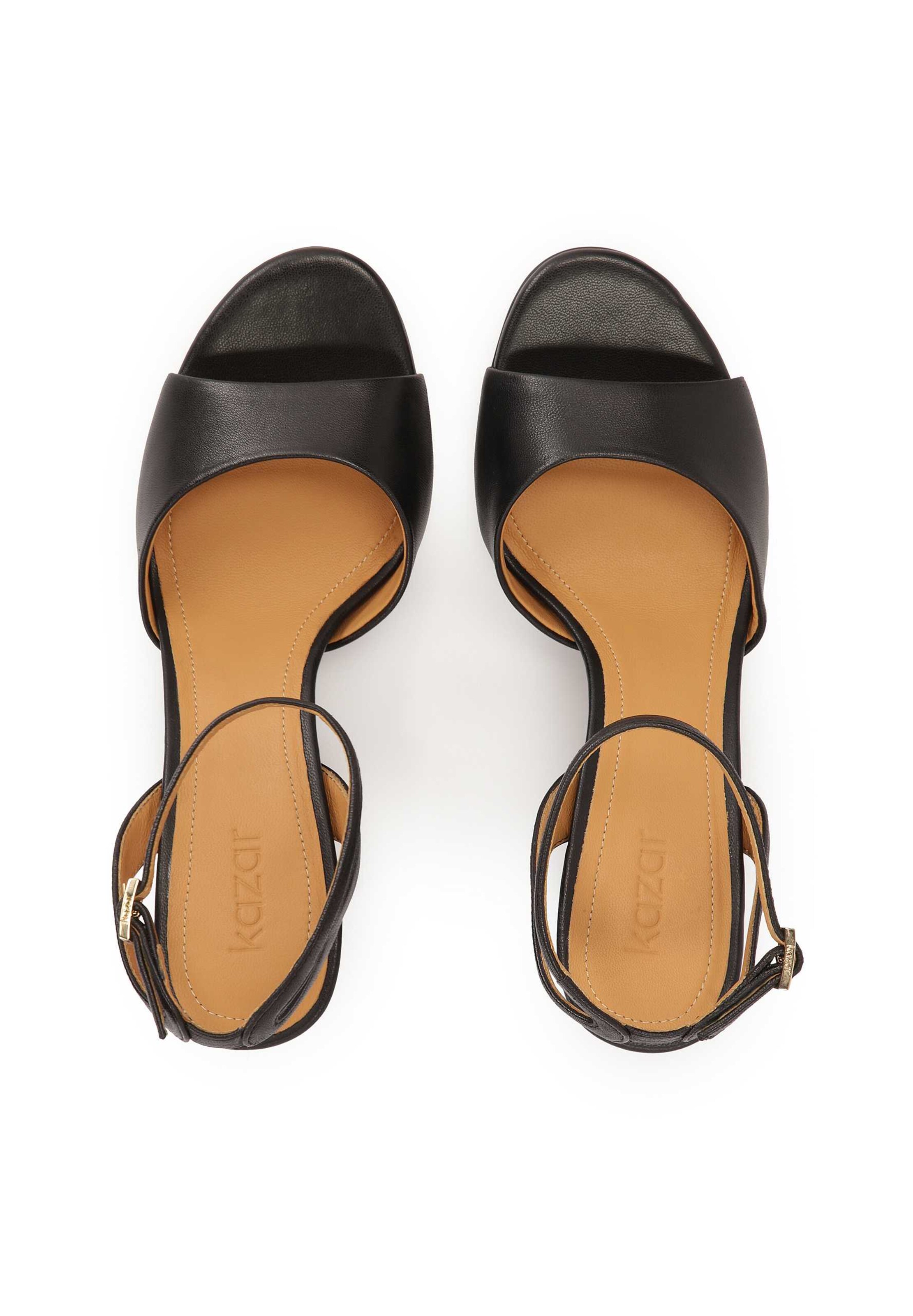 Kazar Strap sandal in Black