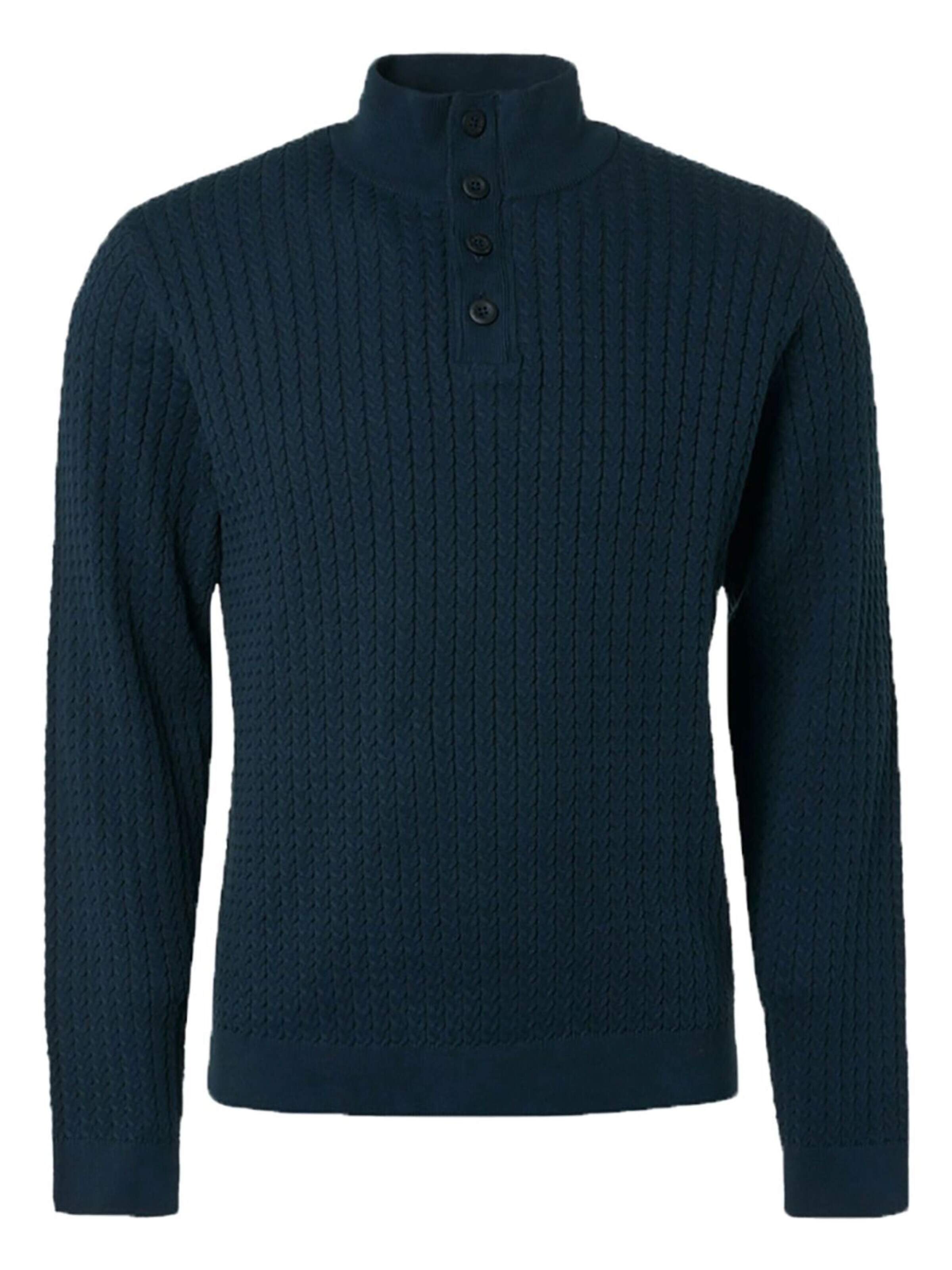 No Excess Sweater in Blue: front