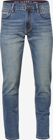 KOROSHI Regular Jeans in Blauw: voorkant