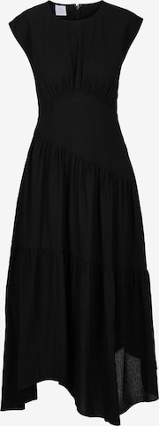 Robe MADELEINE en noir : devant