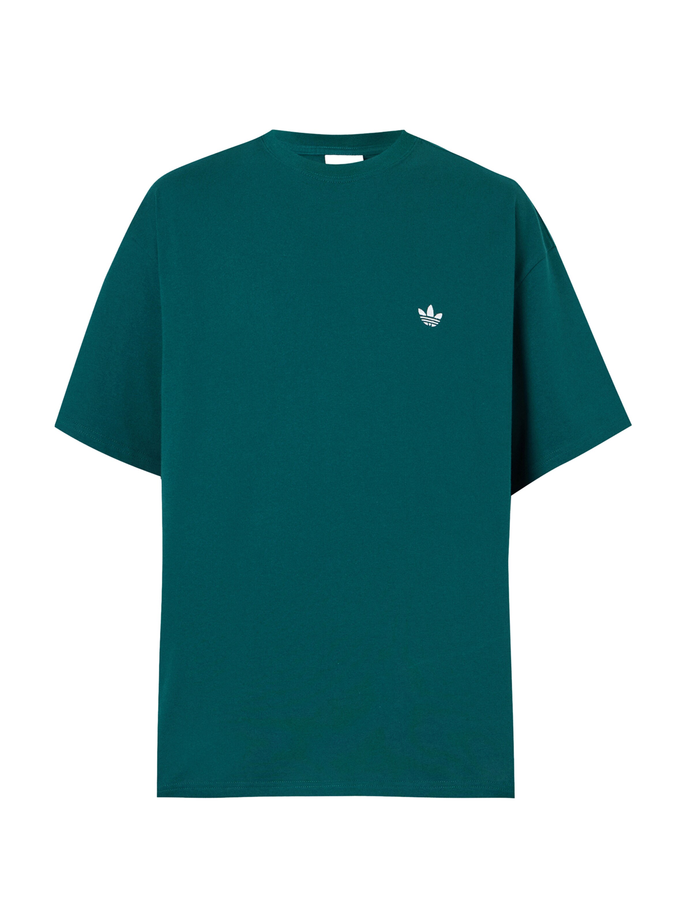 T-Shirt 'Trefoil Essentials' ADIDAS ORIGINALS en vert : devant