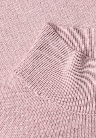STREET ONE Basic Pullover mit Turtle Neck in Pink
