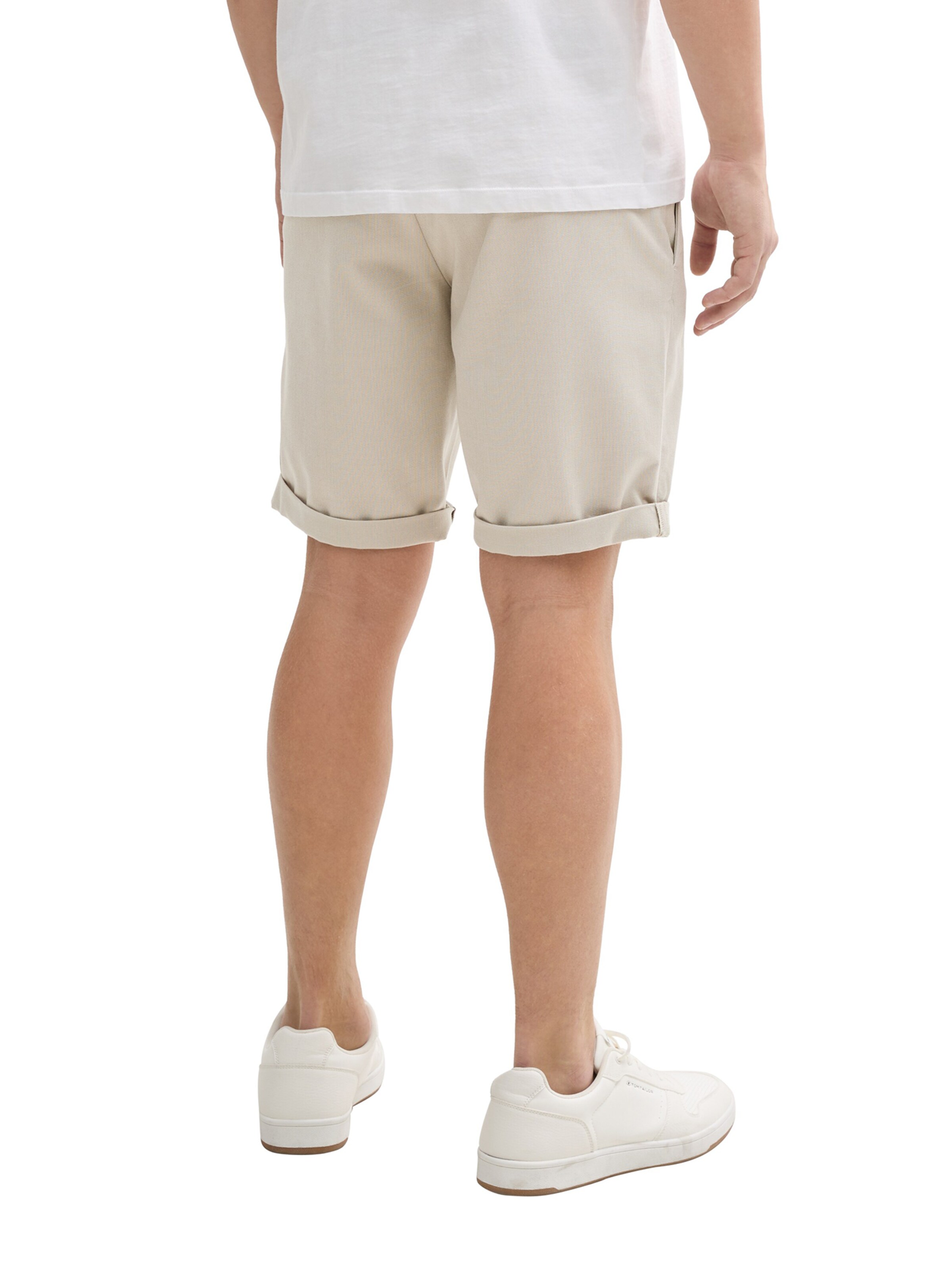 TOM TAILOR DENIM Regular Shorts in Beige