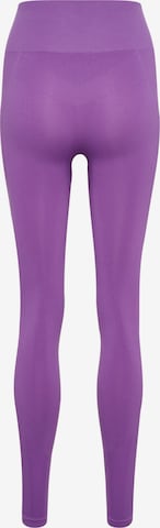 Hummel - Skinny Calças de desporto 'TIF' em roxo