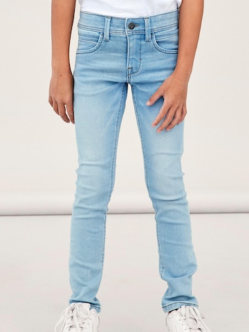 NAME IT Slimfit Jeans 'Silas' in Blauw