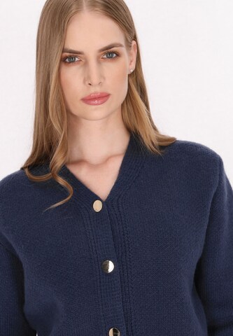 Cardigan DreiMaster Klassik en bleu