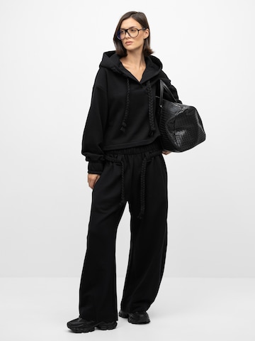 mandragora Wide Leg Bukser 'Sento' i sort