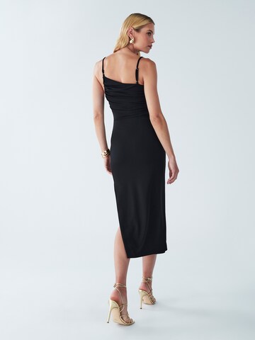 BWLDR Estélyi ruhák 'HALLON MIDI DRESS' - fekete: hátul