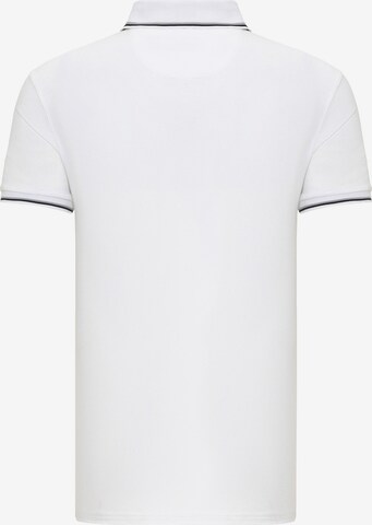 DENIM CULTURE Poloshirt 'Enrique' in Weiß