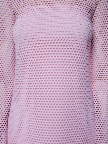 EDITED Knitted dress 'Zuleika' in Pink