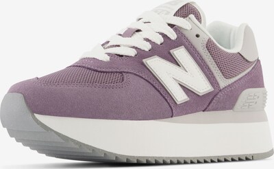 new balance Sneakers laag '574+' in de kleur Grijs / Lila / Wit, Productweergave