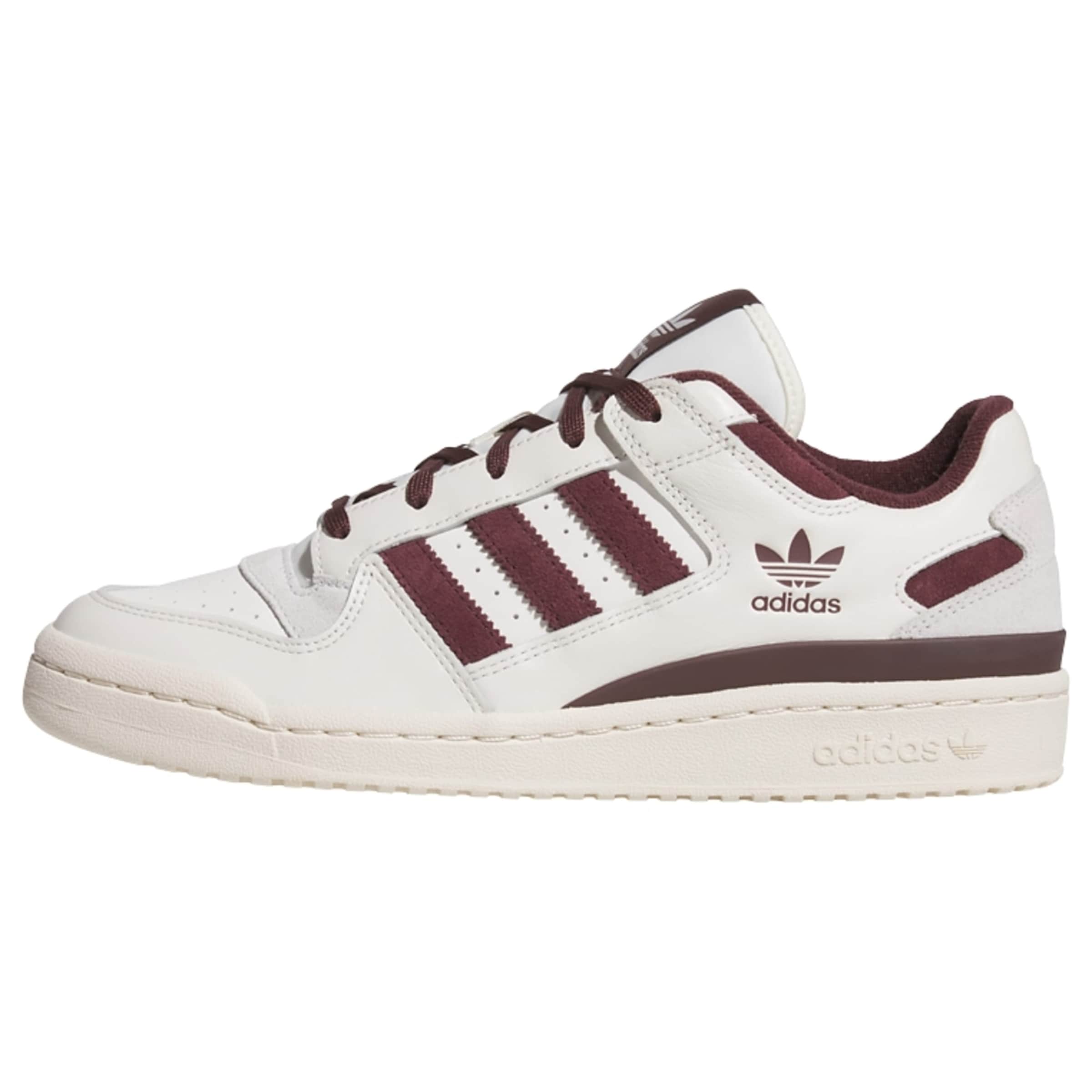 Baskets basses 'Forum' ADIDAS ORIGINALS en blanc : devant