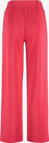 Wide leg Pantaloni con piega frontale di GERRY WEBER in rosso