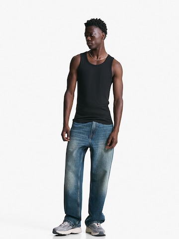 Baggy Jeans de la Bershka pe verde: față