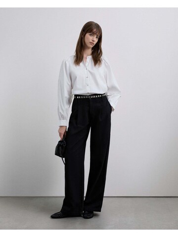 Scalpers Blouse in Wit: voorkant