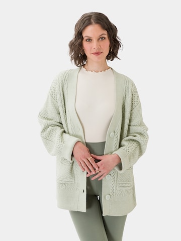 Cardigan 'Alexis' Les Lunes en vert : devant