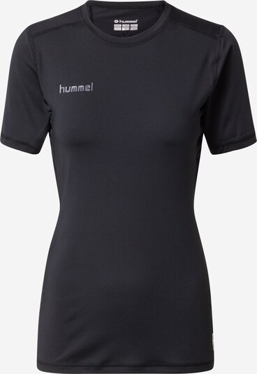 Hummel T-shirt fonctionnel en gris / noir, Vue avec produit