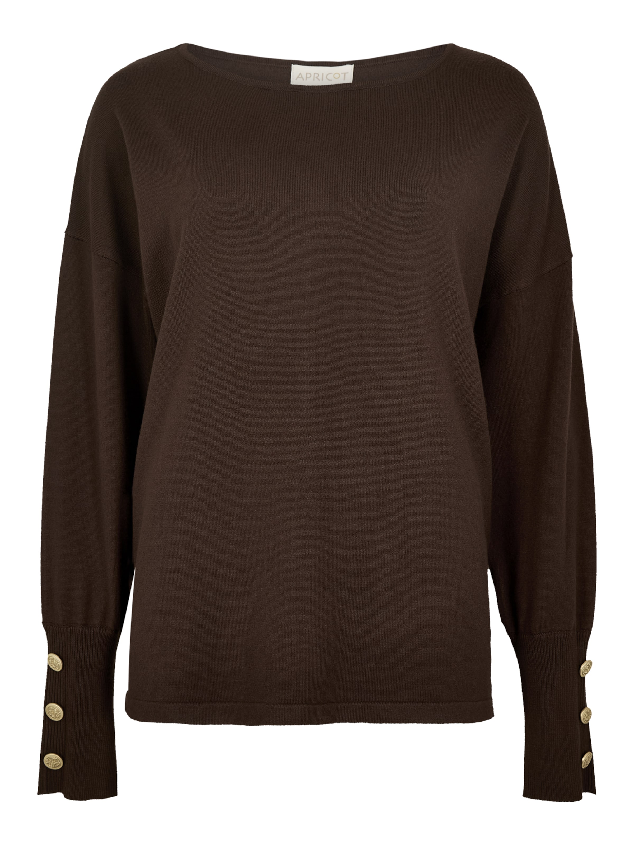 Apricot Soft Jersey Knit Top ' ' in Braun: Vorderseite