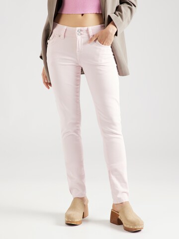 Coupe slim Jean 'Molly' LTB en rose : devant