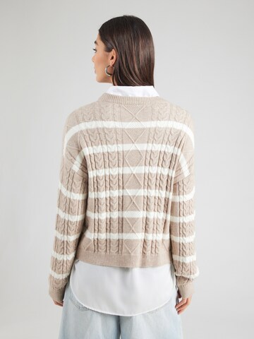 ONLY Пуловер 'ONLKATIA' в кафяво