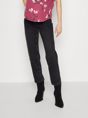 Lindex Maternity Bootcut Jeans 'Nea' i svart: framsida