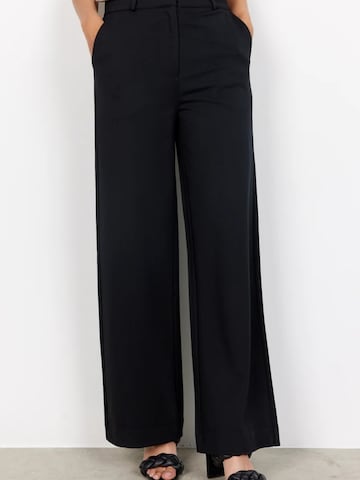 Soyaconcept Wide Leg Trouser ' SC-DANIELA ' in Schwarz: Vorderseite