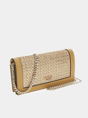 GUESS Clutch 'Gilded' in Brown