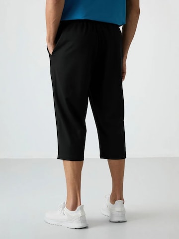 Wide Leg Pantalon Tommy Life en noir