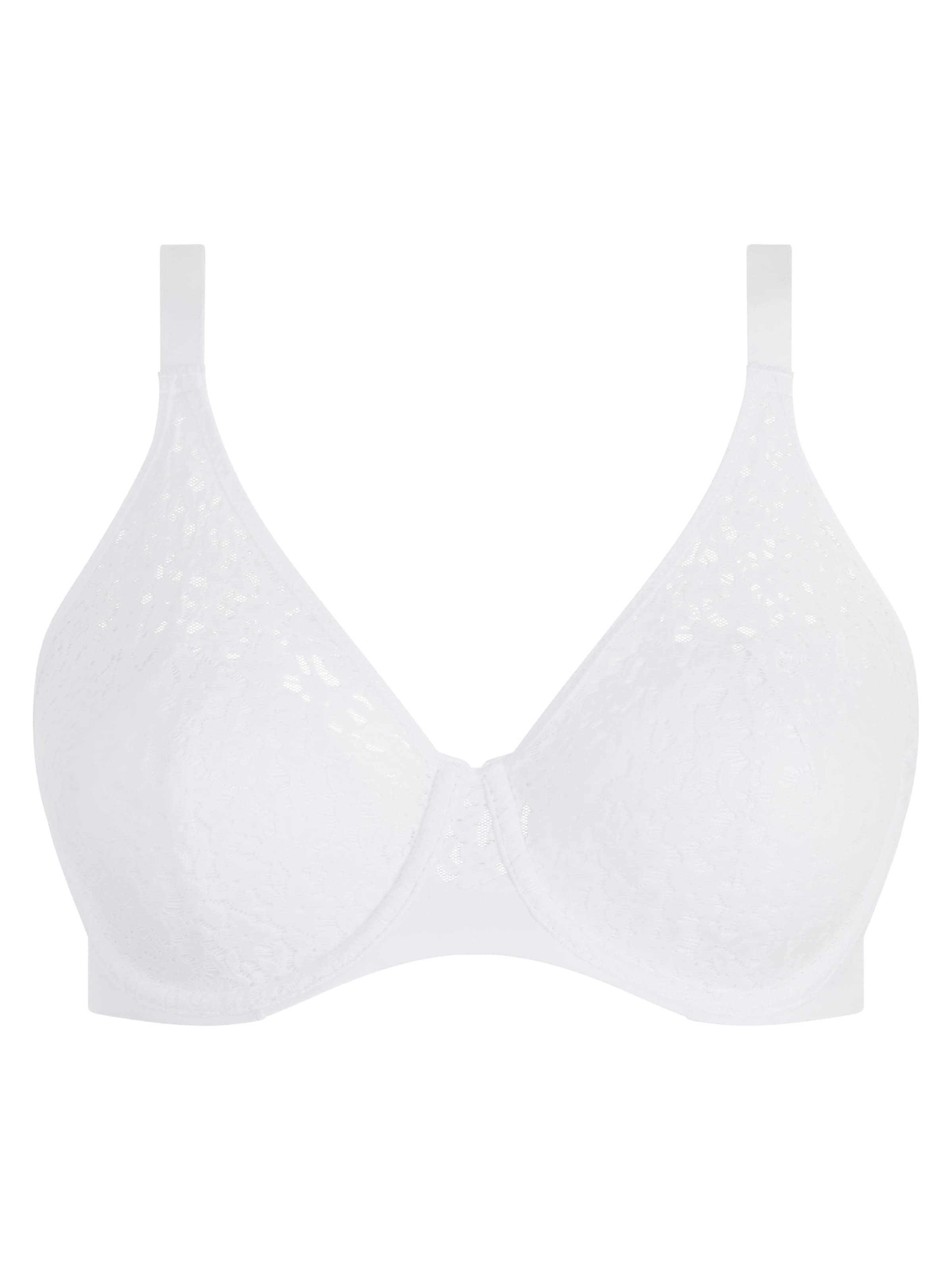 Chantelle BH 'Easy Feel Norah' in Wit: voorkant